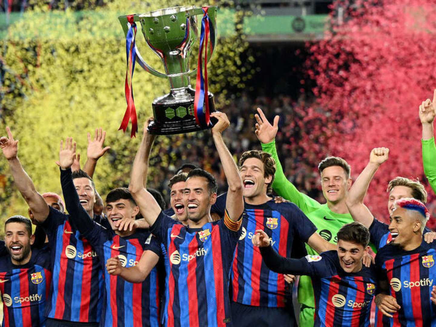 Barcelona La Liga Title Celebration