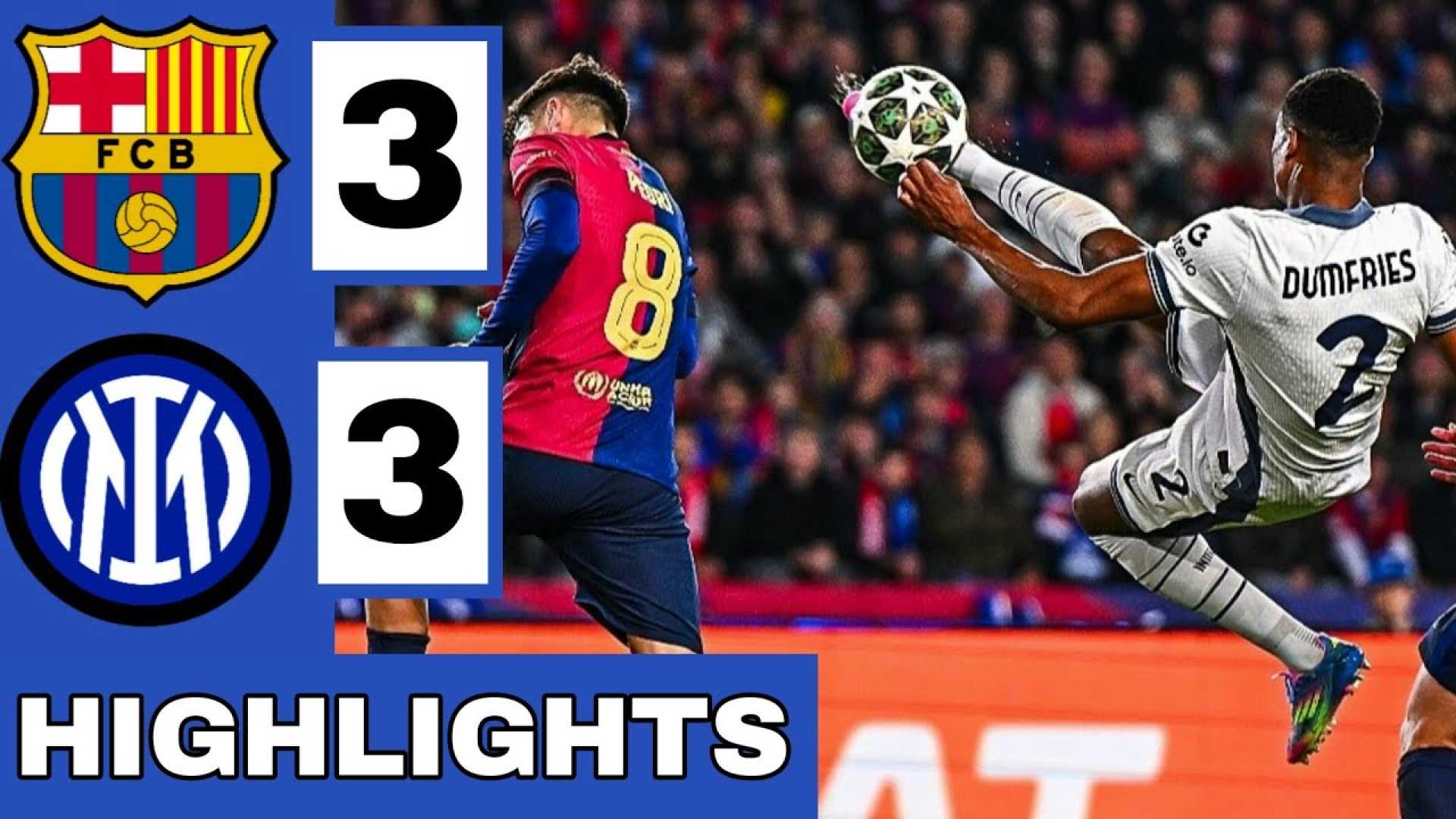 Barcelona Vs Inter Milan Champions League