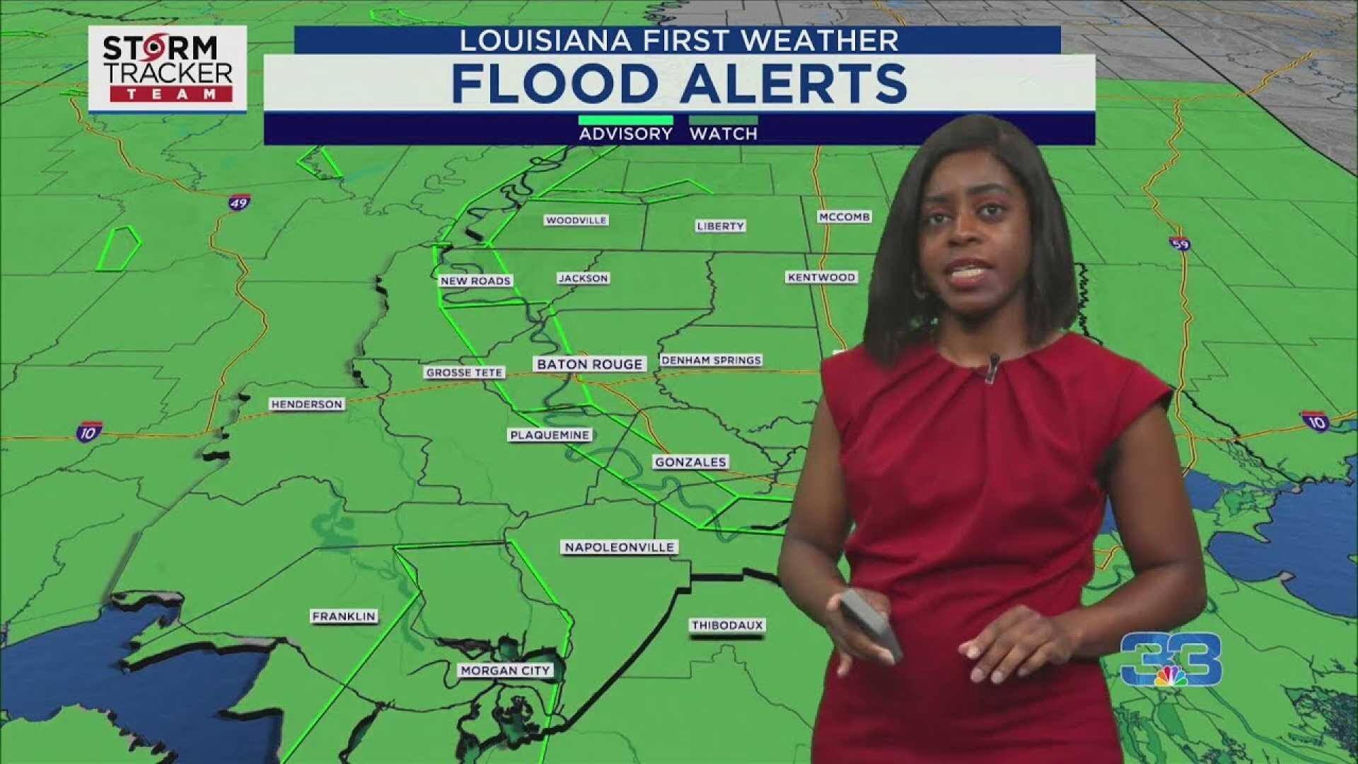 Baton Rouge Flood Rain Weather Forecast