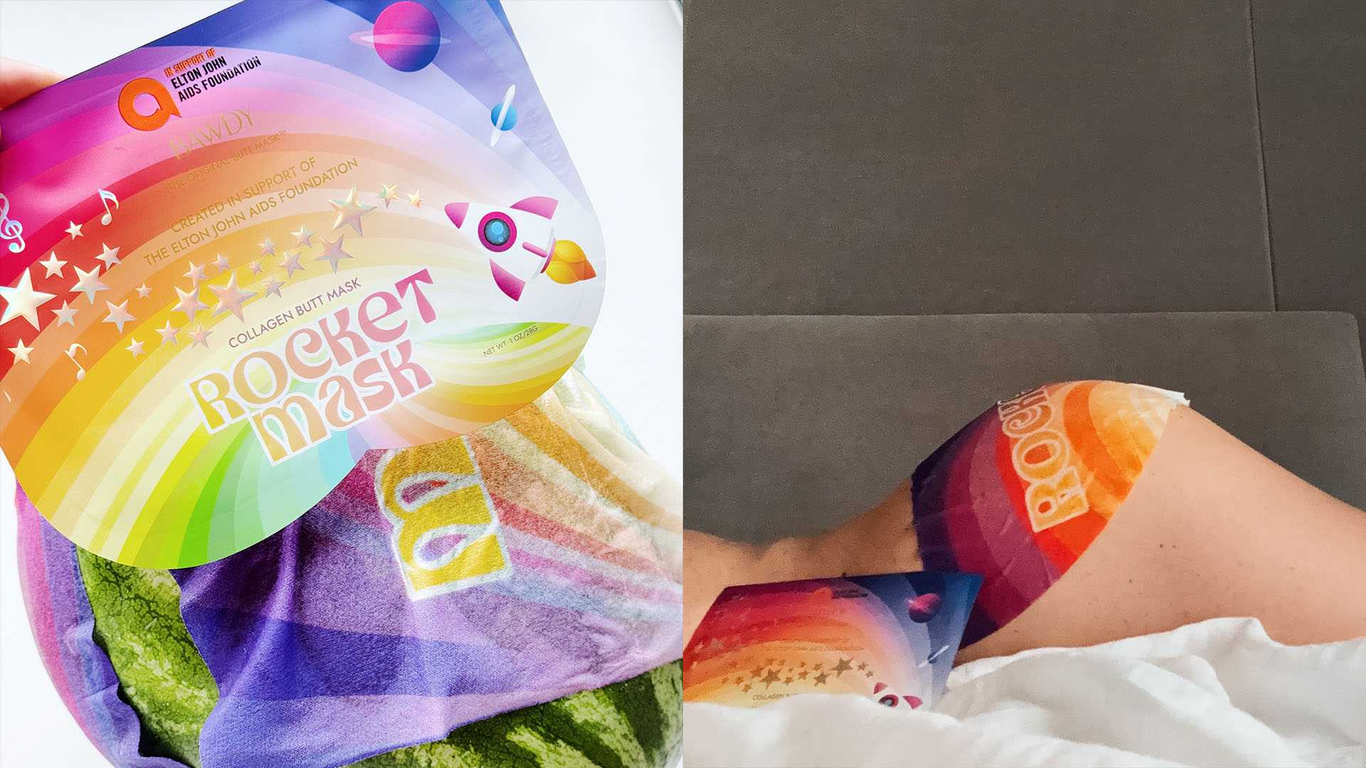 Bawdy Beauty Rocket Mask Elton John