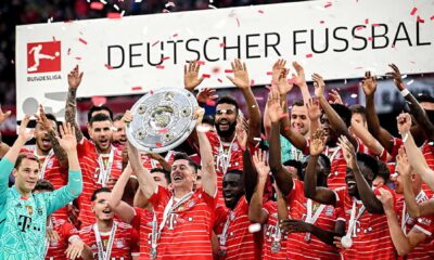 Bayern Munich Celebrates Bundesliga Title