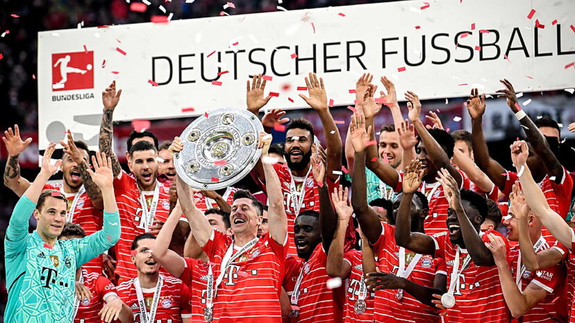 Bayern Munich Celebrates Bundesliga Title