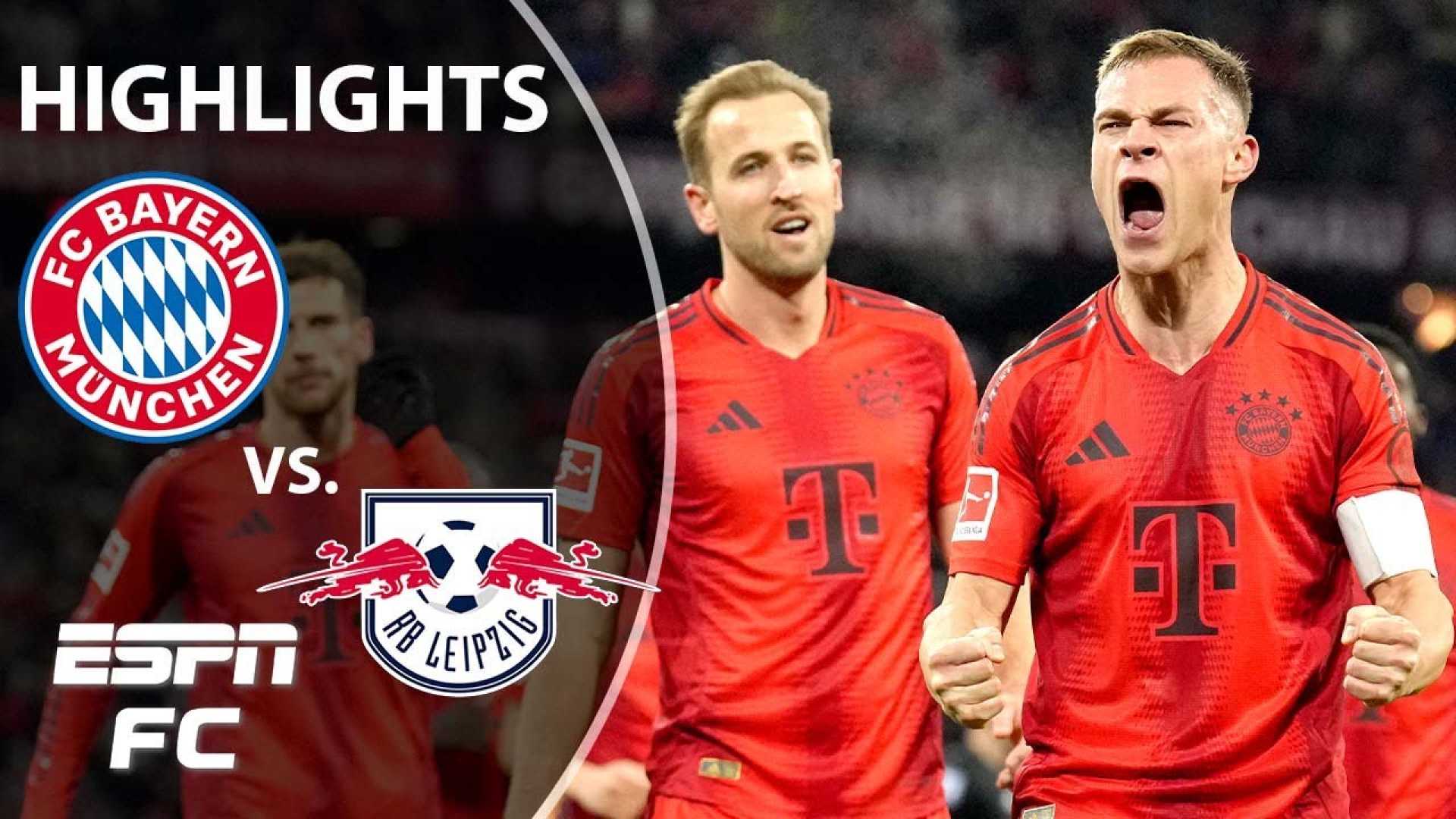 Bayern Munich Vs Rb Leipzig Match Highlights