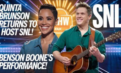 Benson Boone Snl Debut With Quinta Brunson