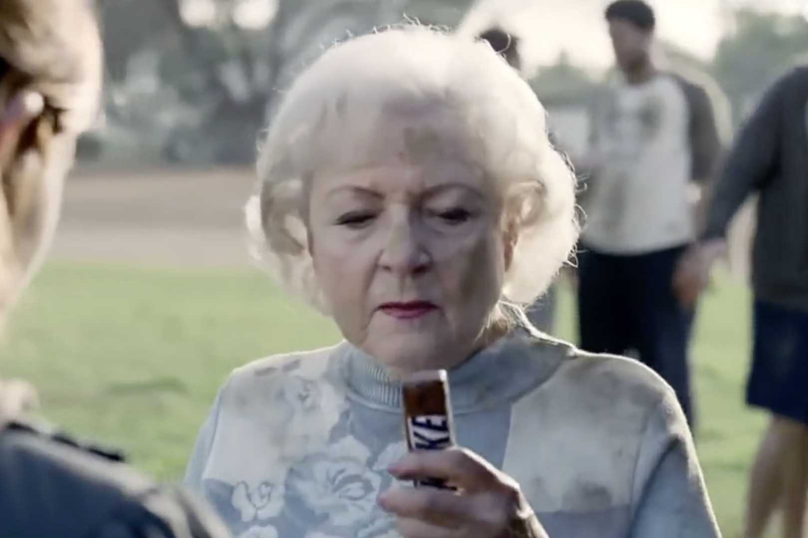 Betty White Snickers Super Bowl Commercial