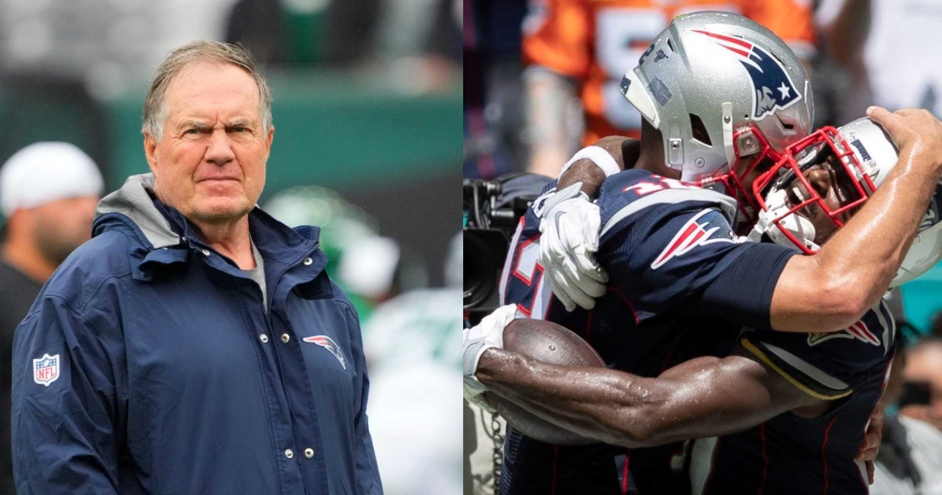 Bill Belichick Tom Brady Antonio Brown