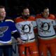 Blues Hockey Players Celebrating