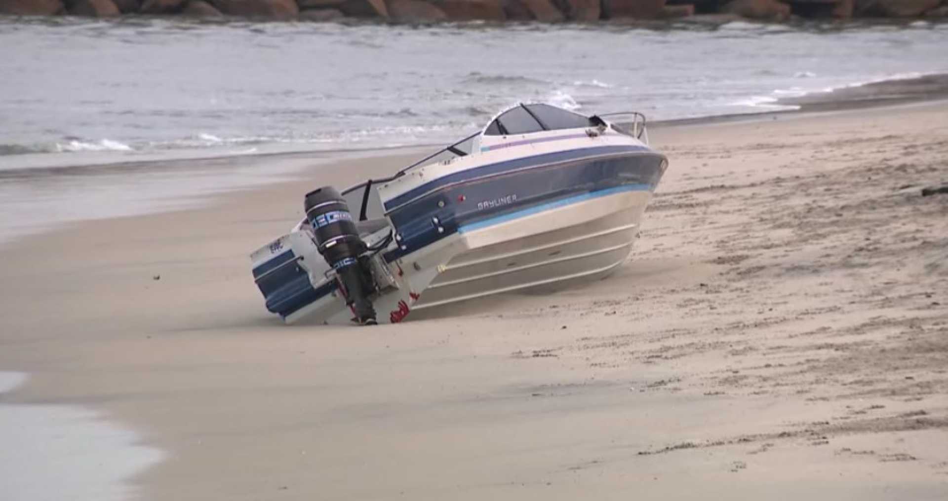 Boat Washed Ashore In San Diego