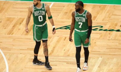 Boston Celtics Jayson Tatum Jaylen Brown