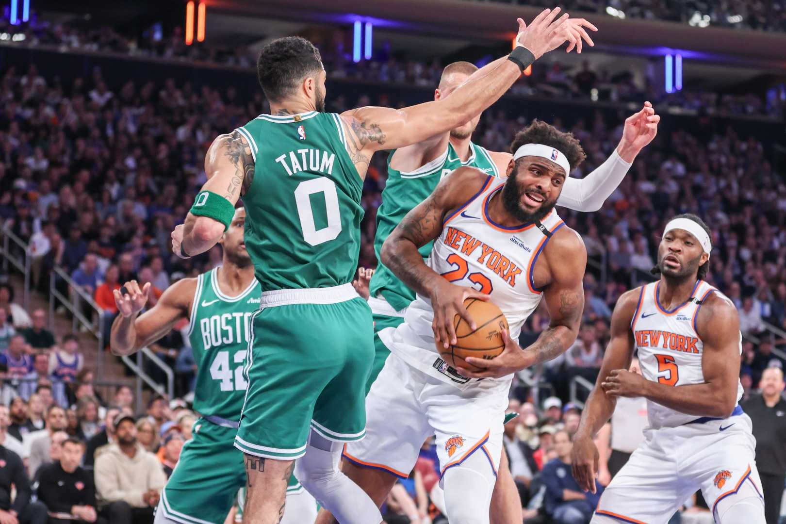 Boston Celtics Vs New York Knicks Basketball Game