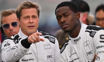 Brad Pitt And Damson Idris F1 Movie Scene