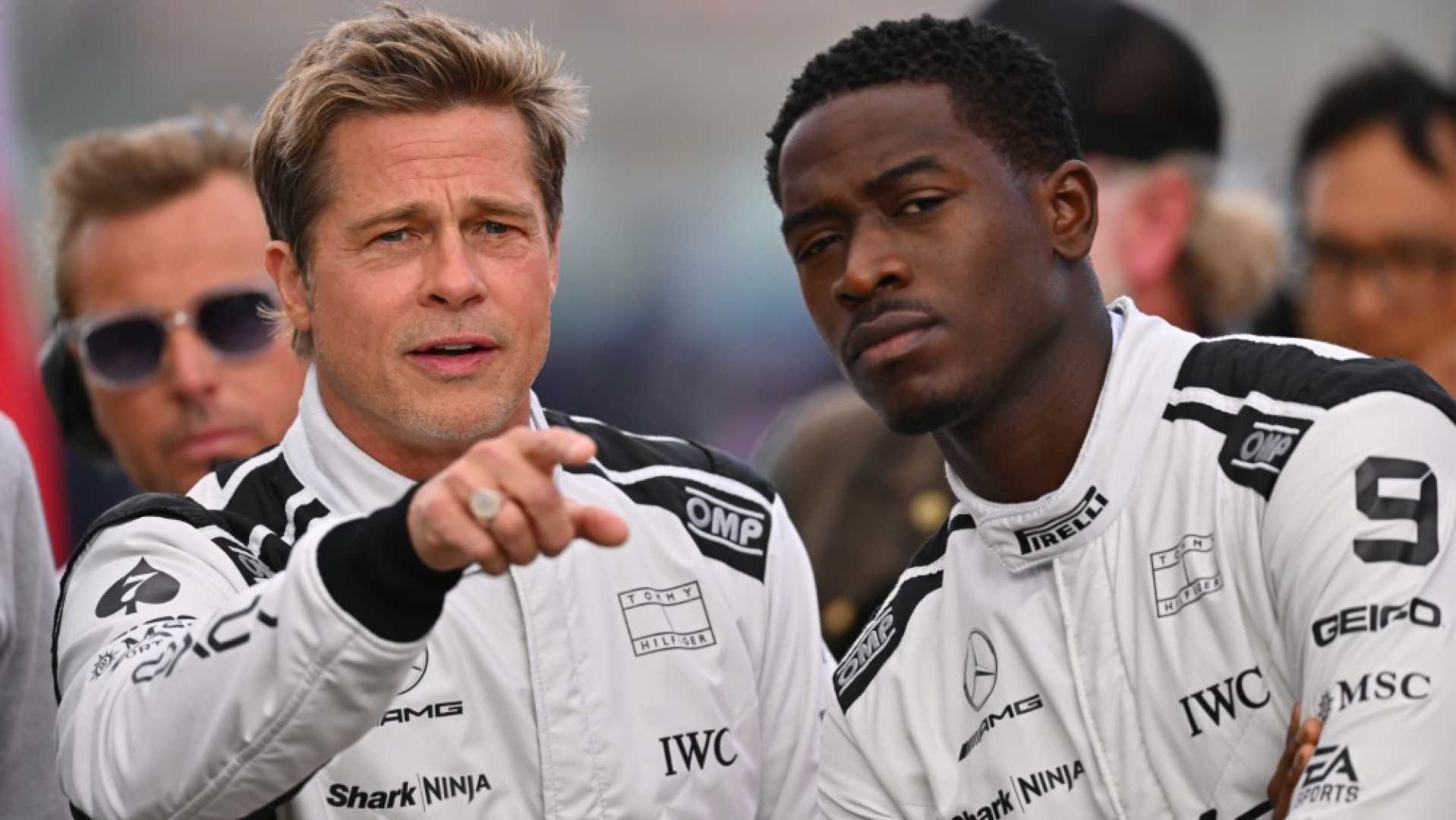 Brad Pitt Formula 1 Filming