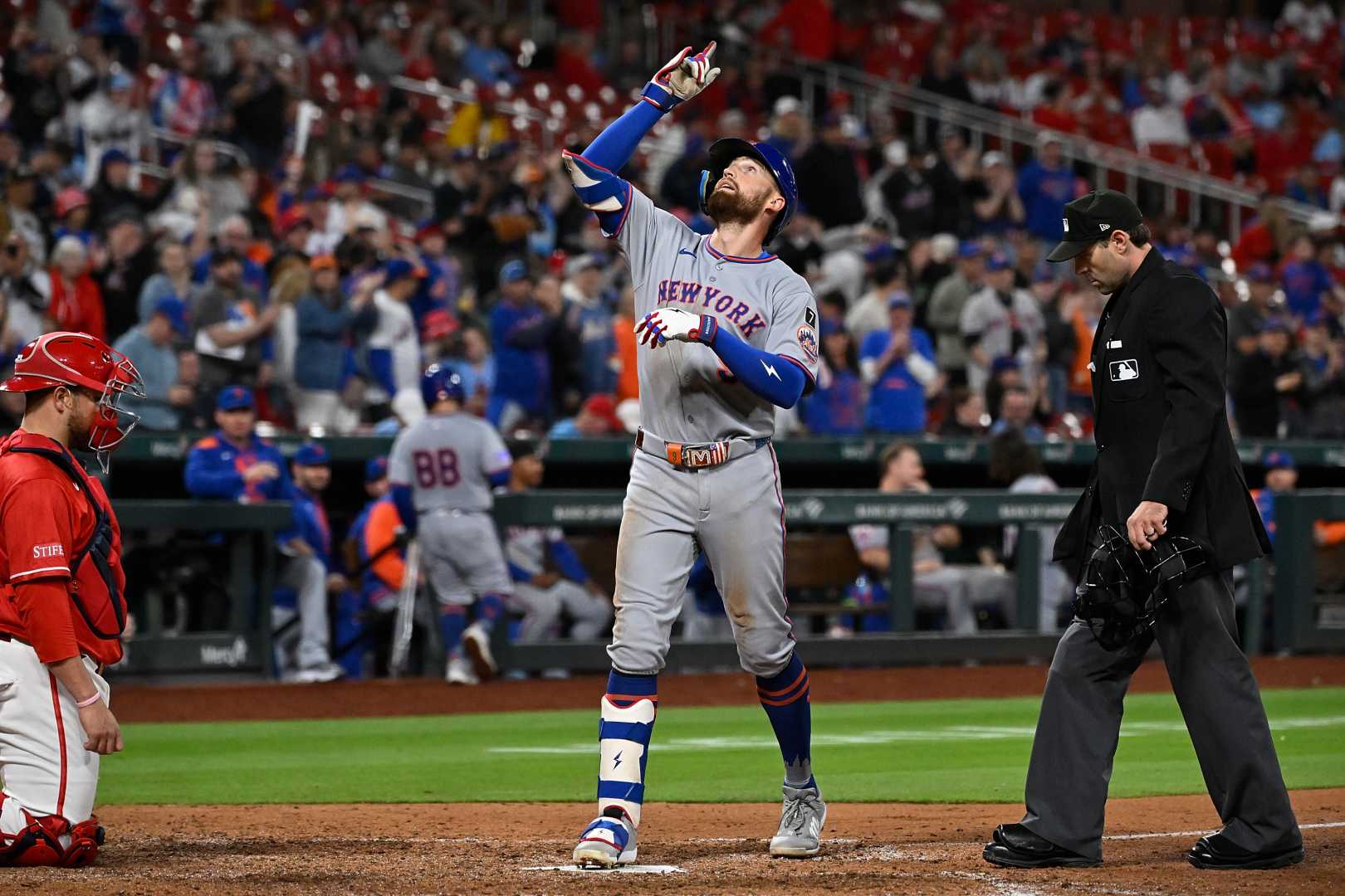 Brandon Nimmo New York Mets Baseball Game