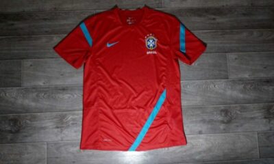 Brazil National Football Team Red Jersey