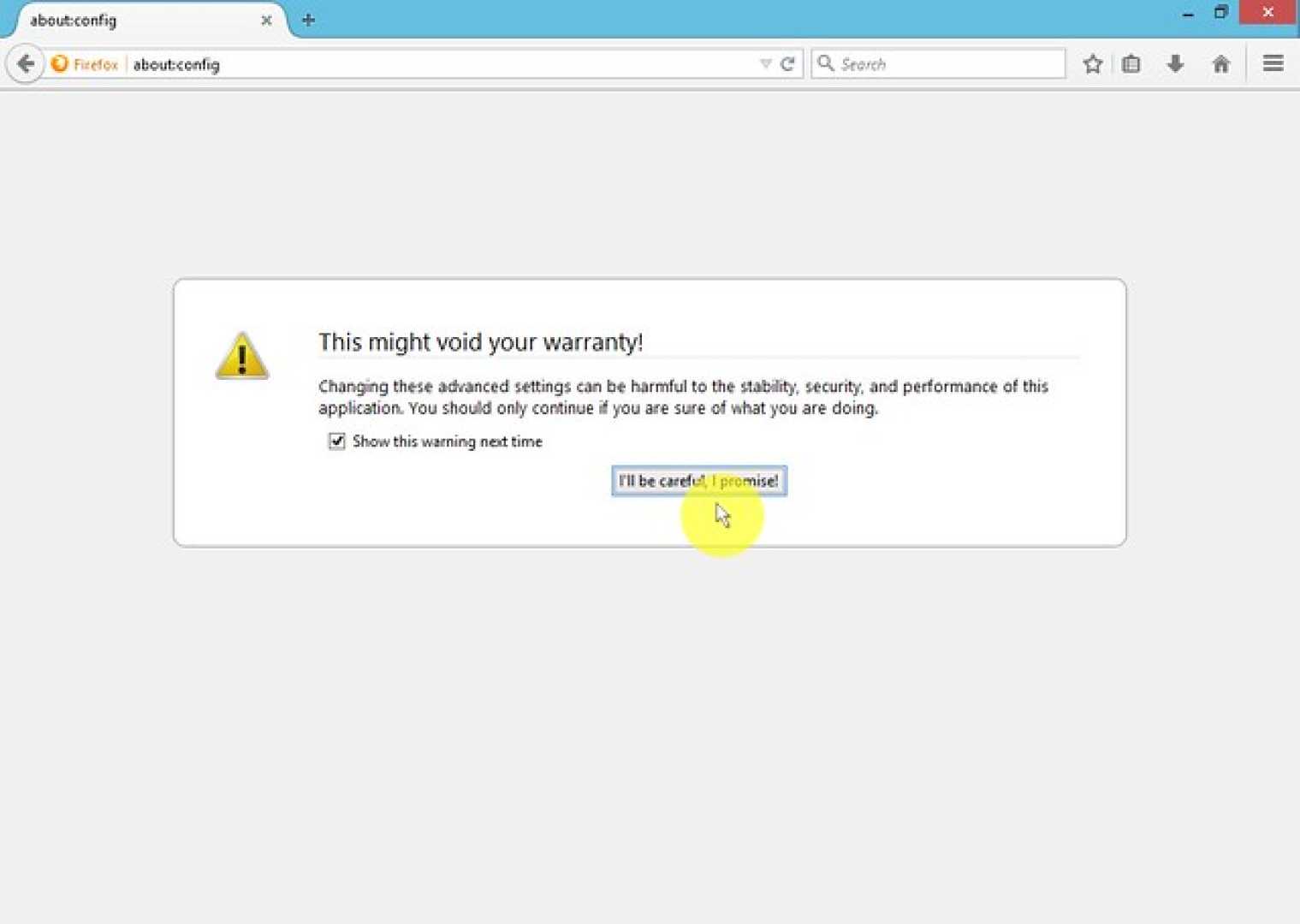 Browser Javascript Issue Message