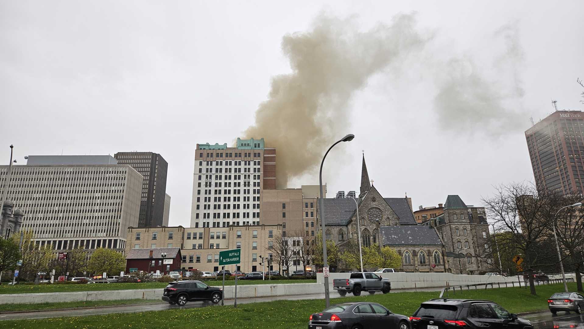 Buffalo Fire Downtown Law Firm Blaze