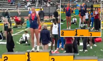 California Girls High School Athletics Podium