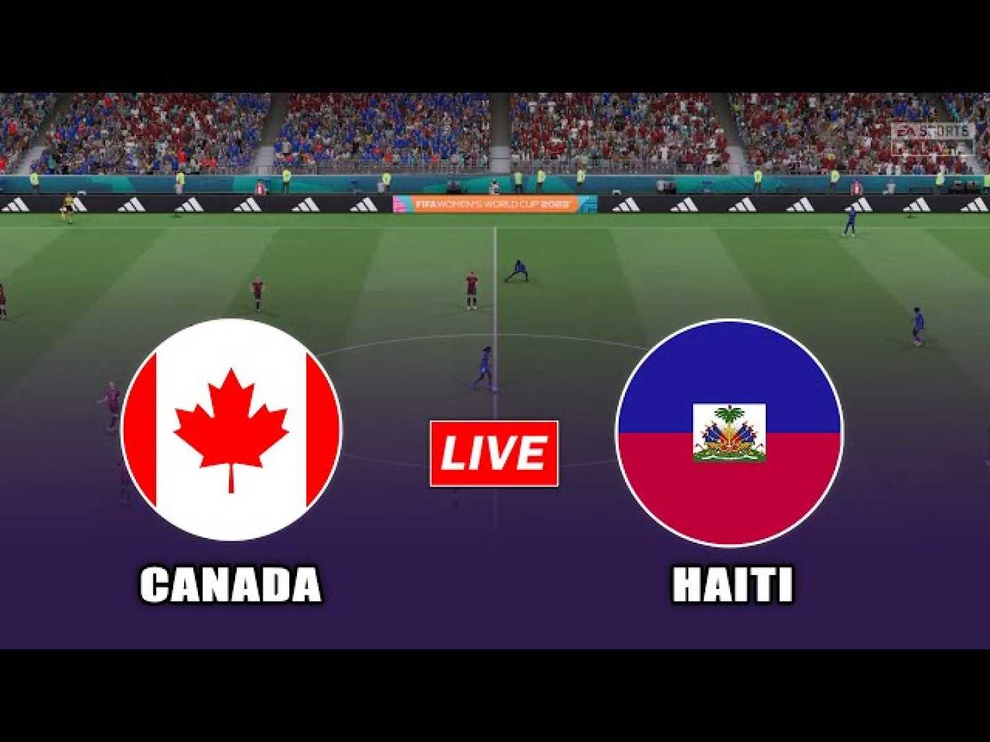 Canada Haiti Women's Football Match