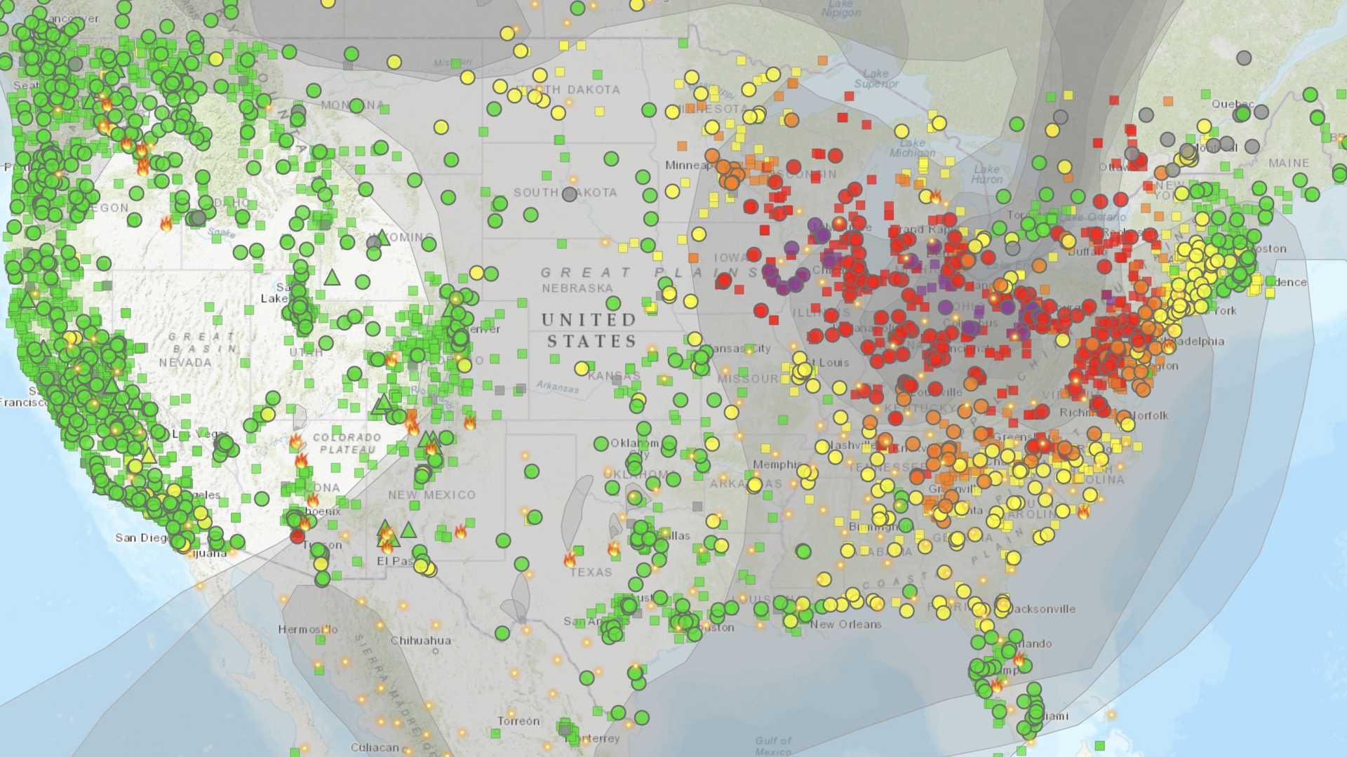 Canada Wildfires Smoke Air Quality Alerts