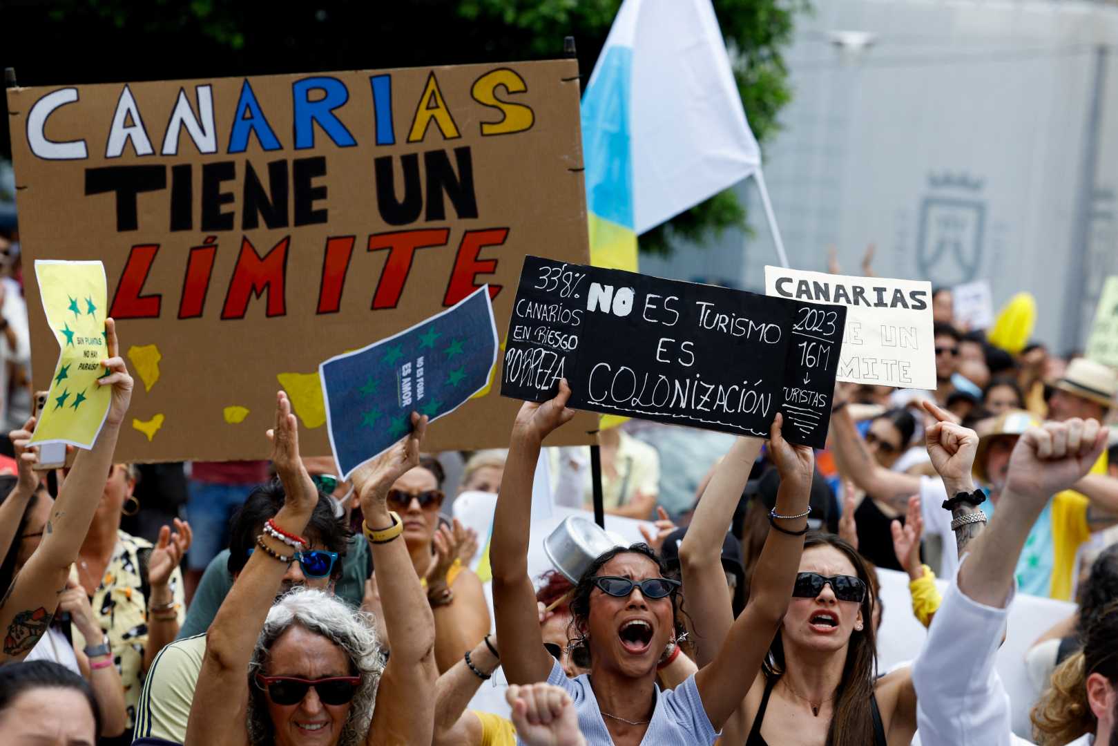 Canary Islands Tourism Protest