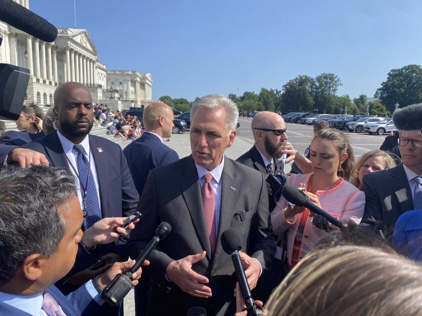 Capital Building Medicaid Cuts Negotiation