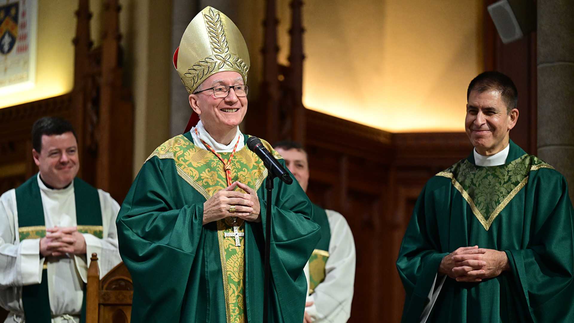 Cardinal Pietro Parolin Vatican Mass