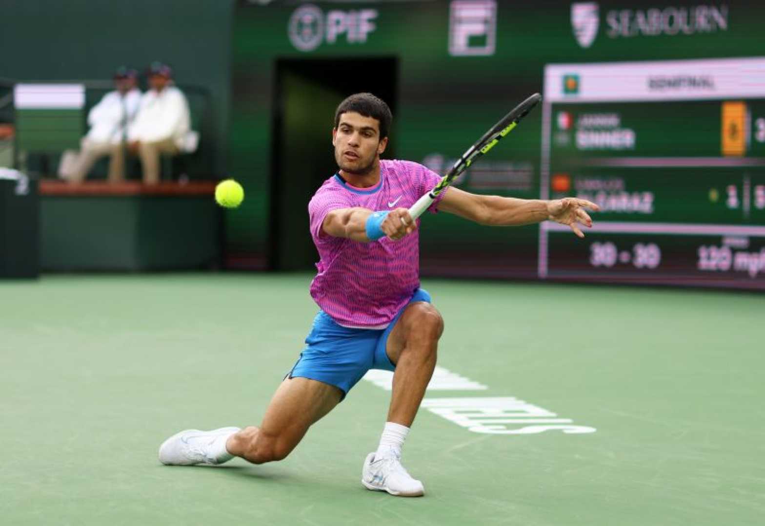 Carlos Alcaraz Tennis Match
