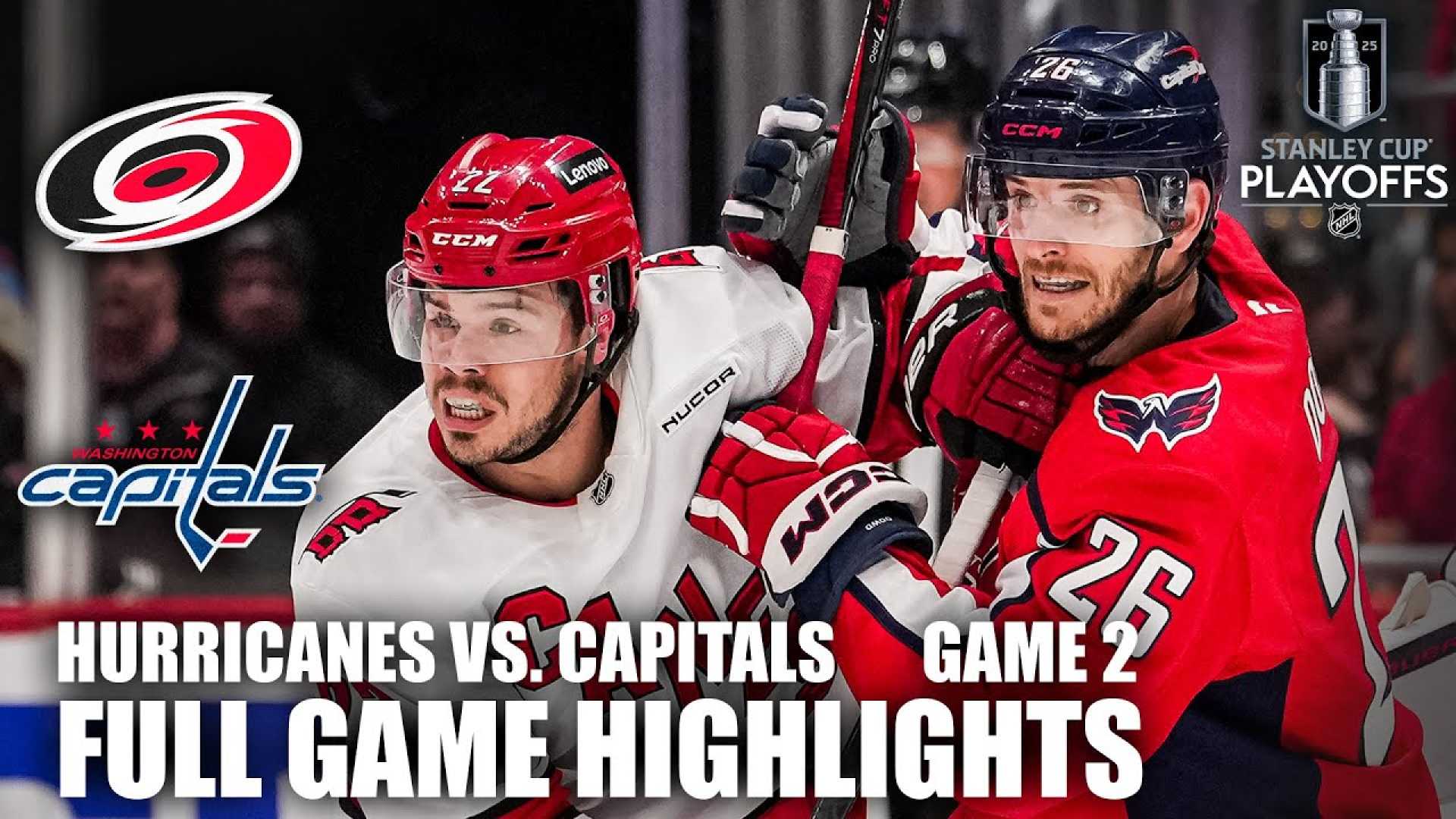 Carolina Hurricanes Vs Washington Capitals Stanley Cup Playoffs