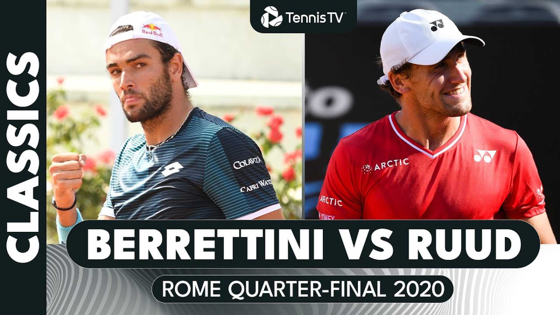 Casper Ruud Vs Matteo Berrettini Tennis