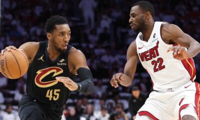 Cavaliers Play Nba Playoffs Against Miami Heat