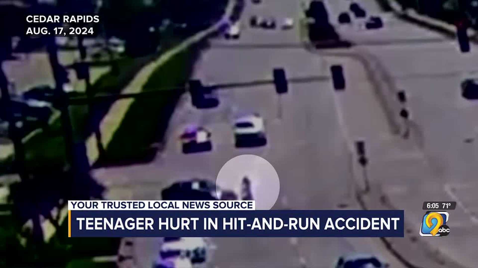 Cedar Rapids Police Investigation Hit And Run