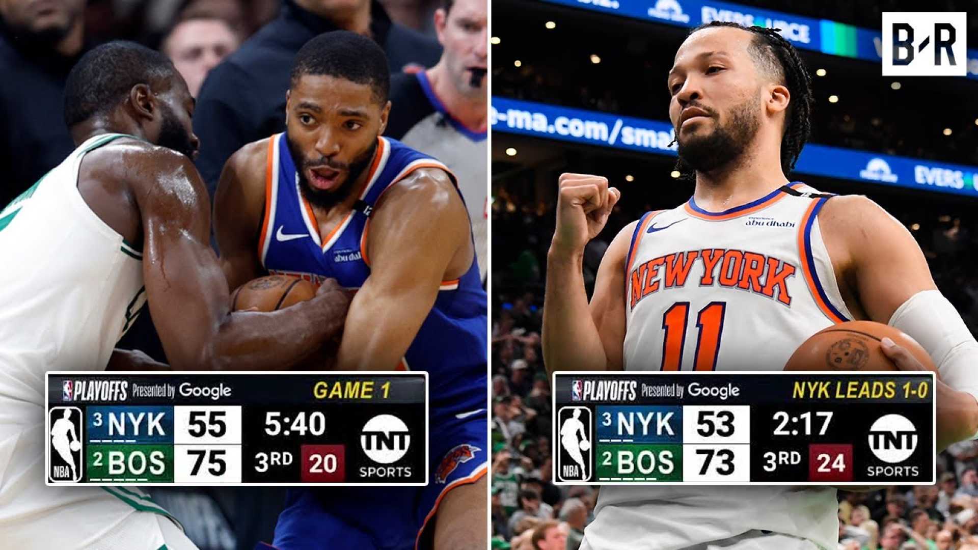 Celtics Knicks Nba Playoffs Game 1 2