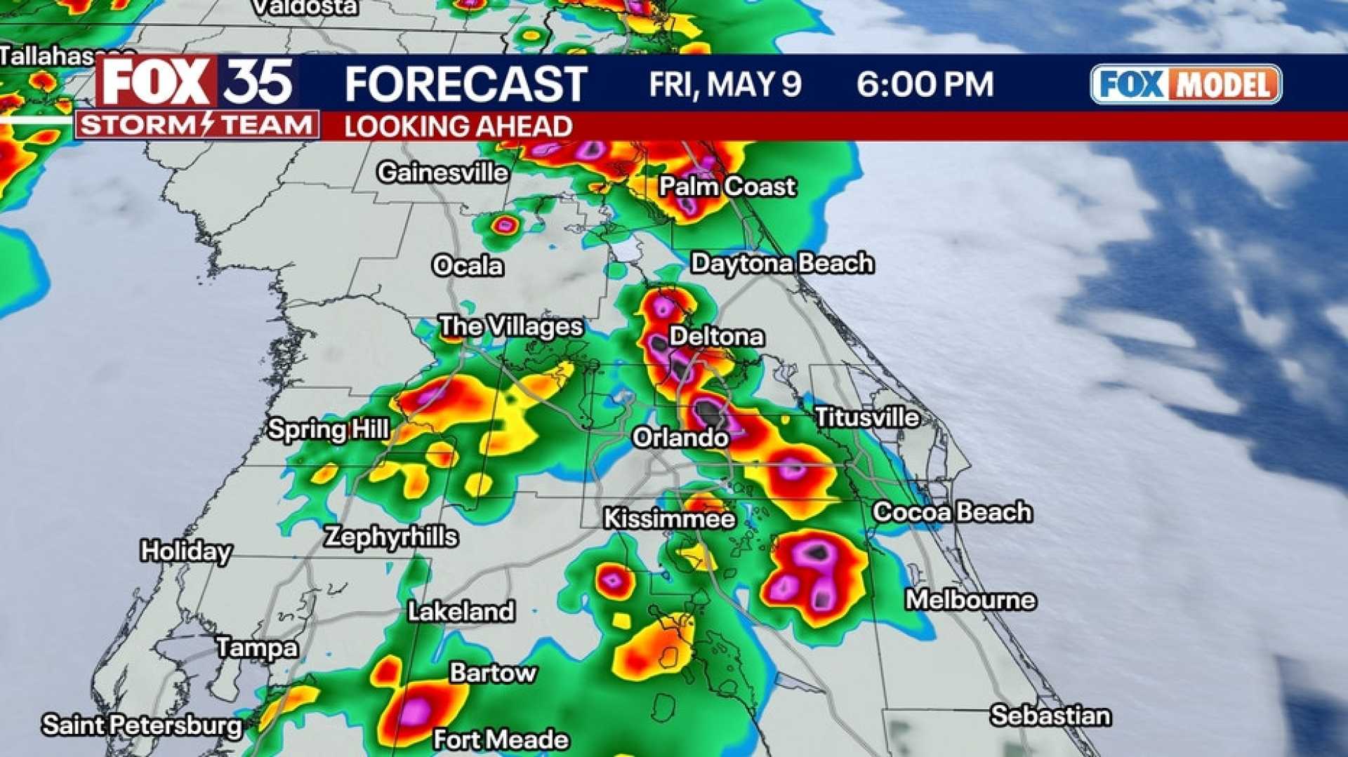 Central Florida Severe Weather Forecast