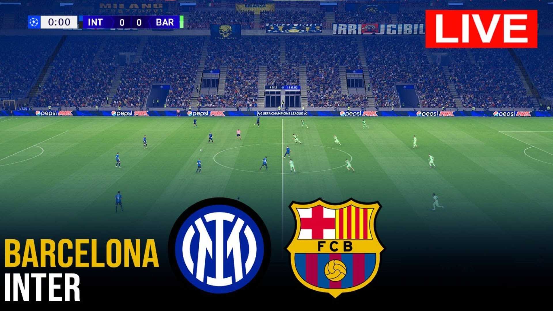 Champions League Barcelona Inter Milan Match