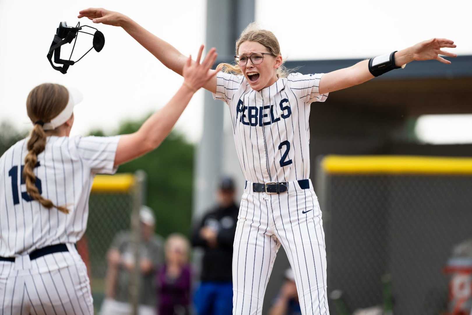 Champlin Park Softball Team Celebration