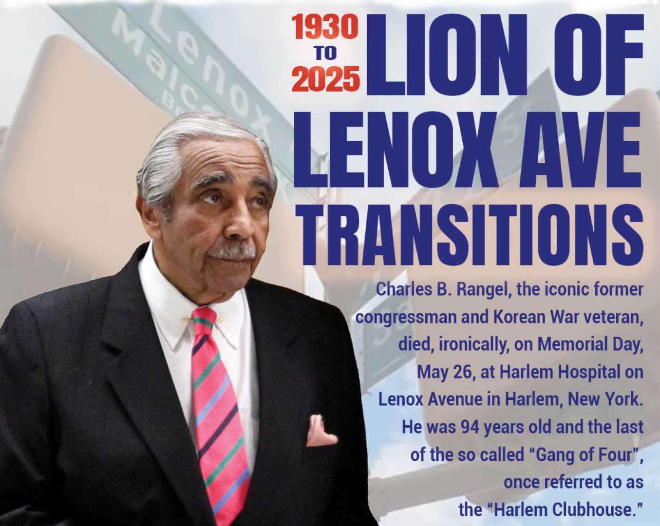 Charlie Rangel Memorial Day 2025