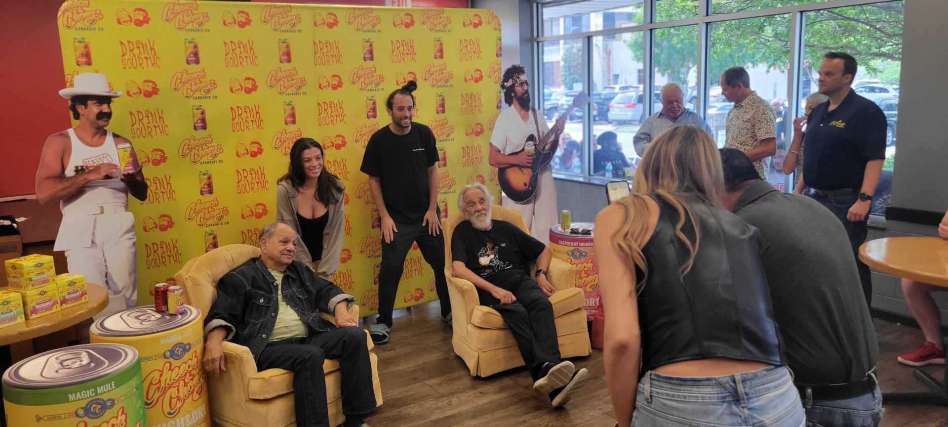 Cheech Marin Tommy Chong Rouses Market New Orleans