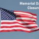 Cheyenne Memorial Day Closures
