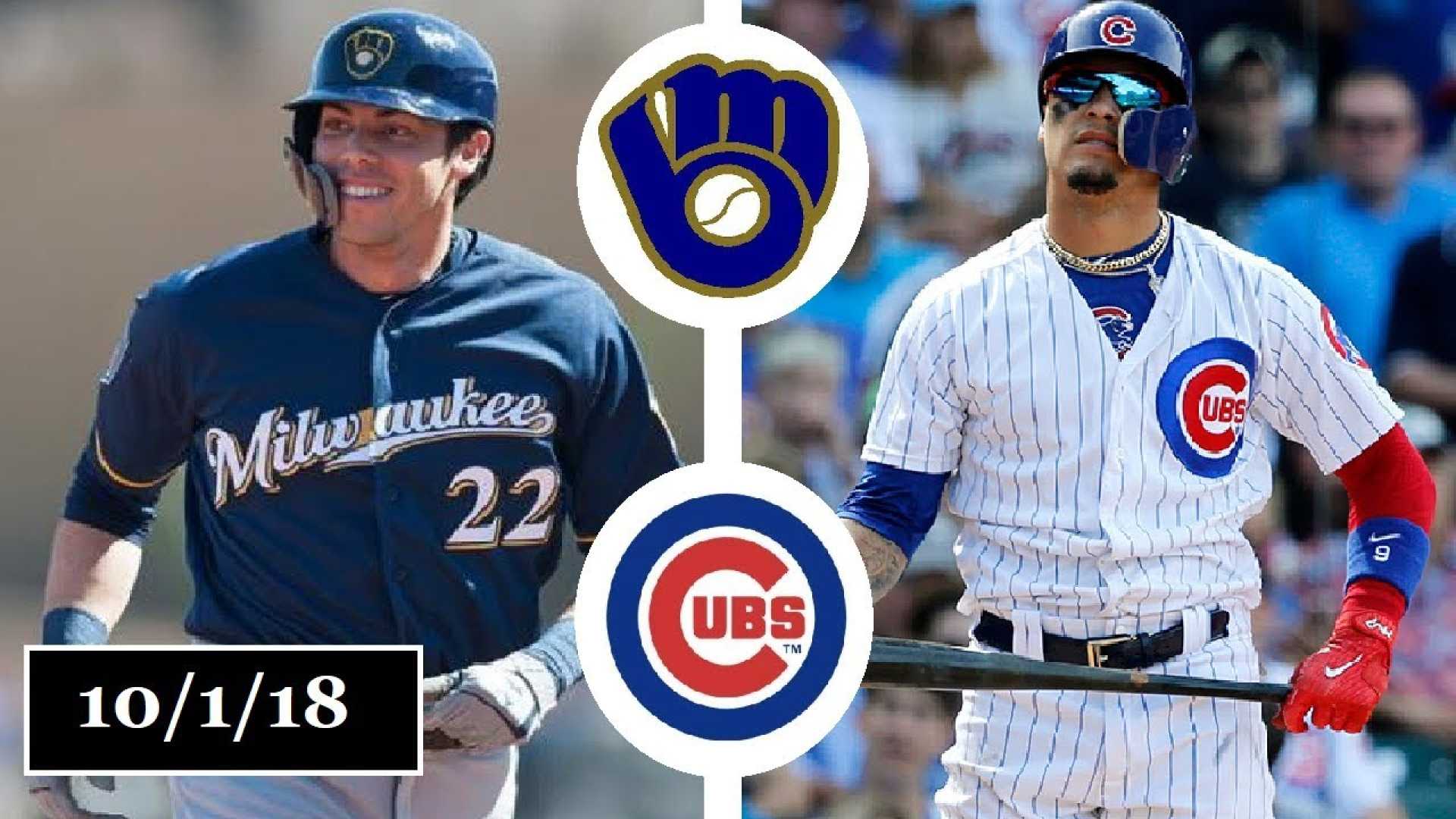 Chicago Cubs Vs Milwaukee Brewers Baseball