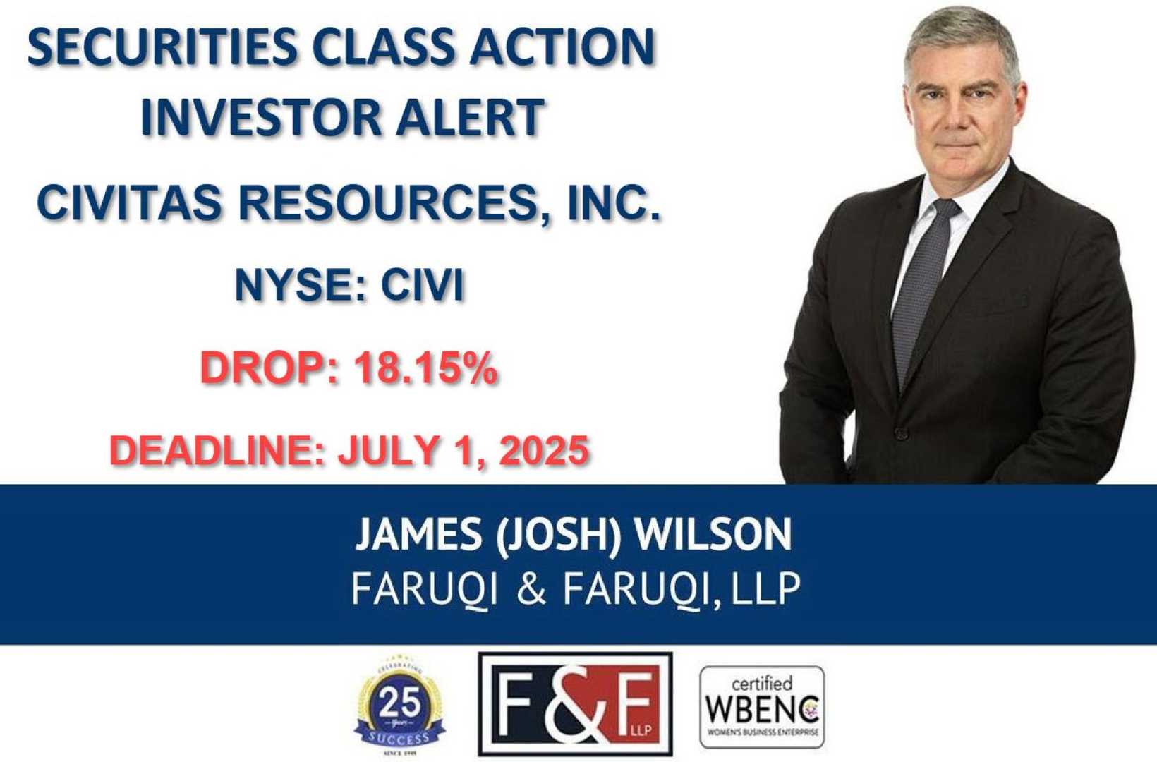 Civitas Resources Lawsuit Class Action