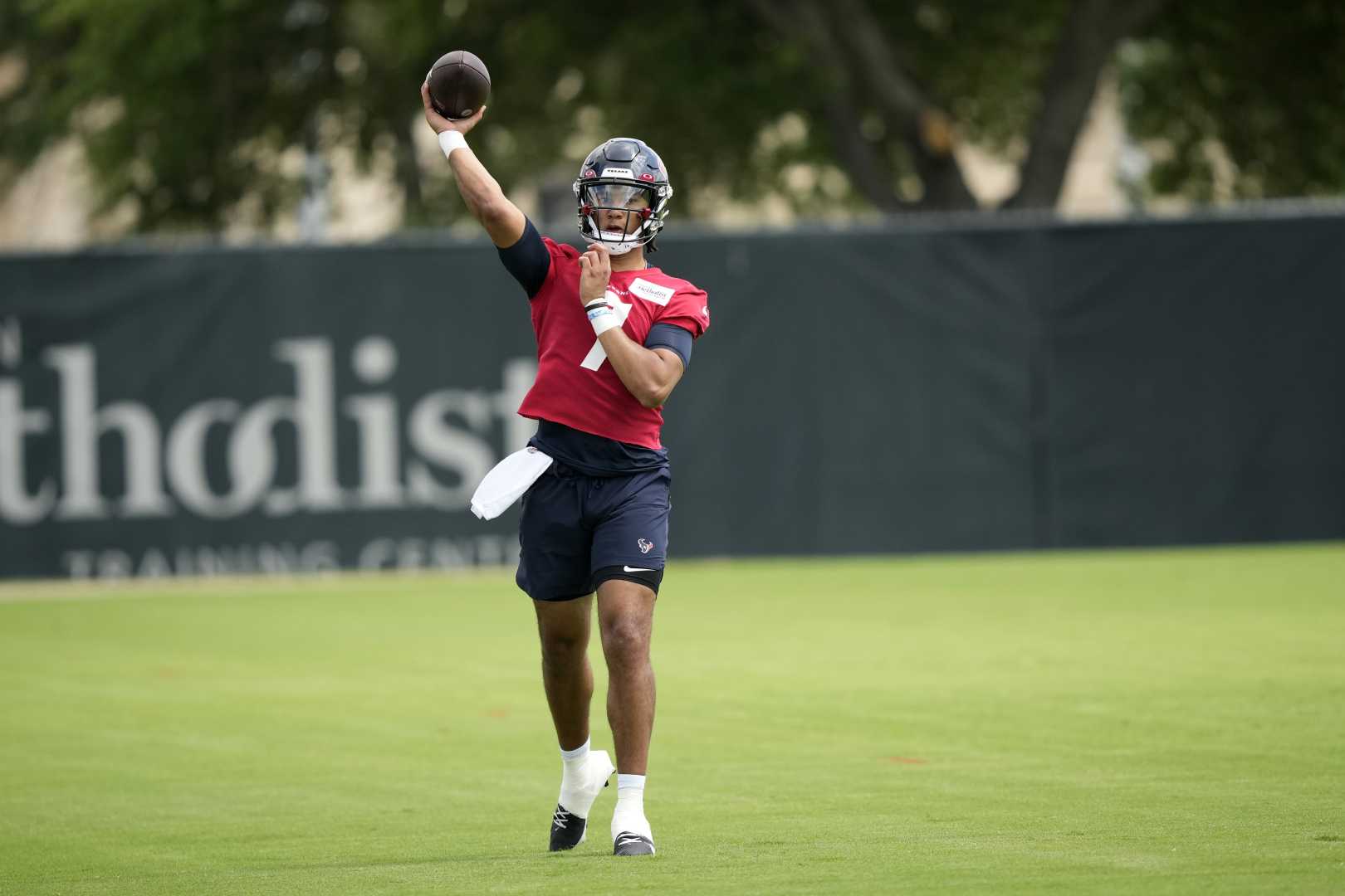 C.j. Stroud Texans Quarterback Training Camp
