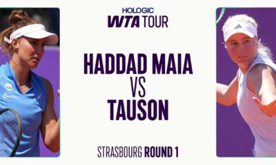 Clara Tauson Beatriz Haddad Maia Tennis Match