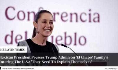 Claudia Sheinbaum Ovidio Guzmán U.s. Deal