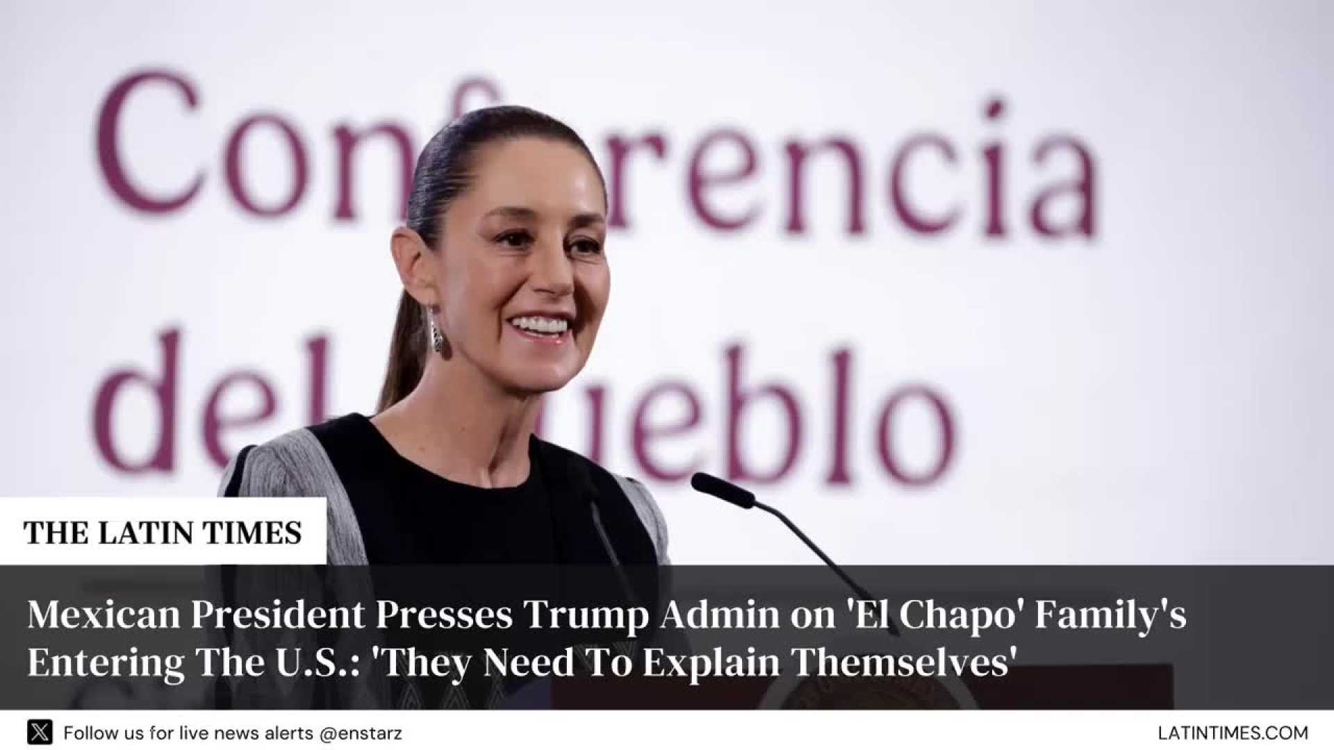 Claudia Sheinbaum Ovidio Guzmán U.s. Deal