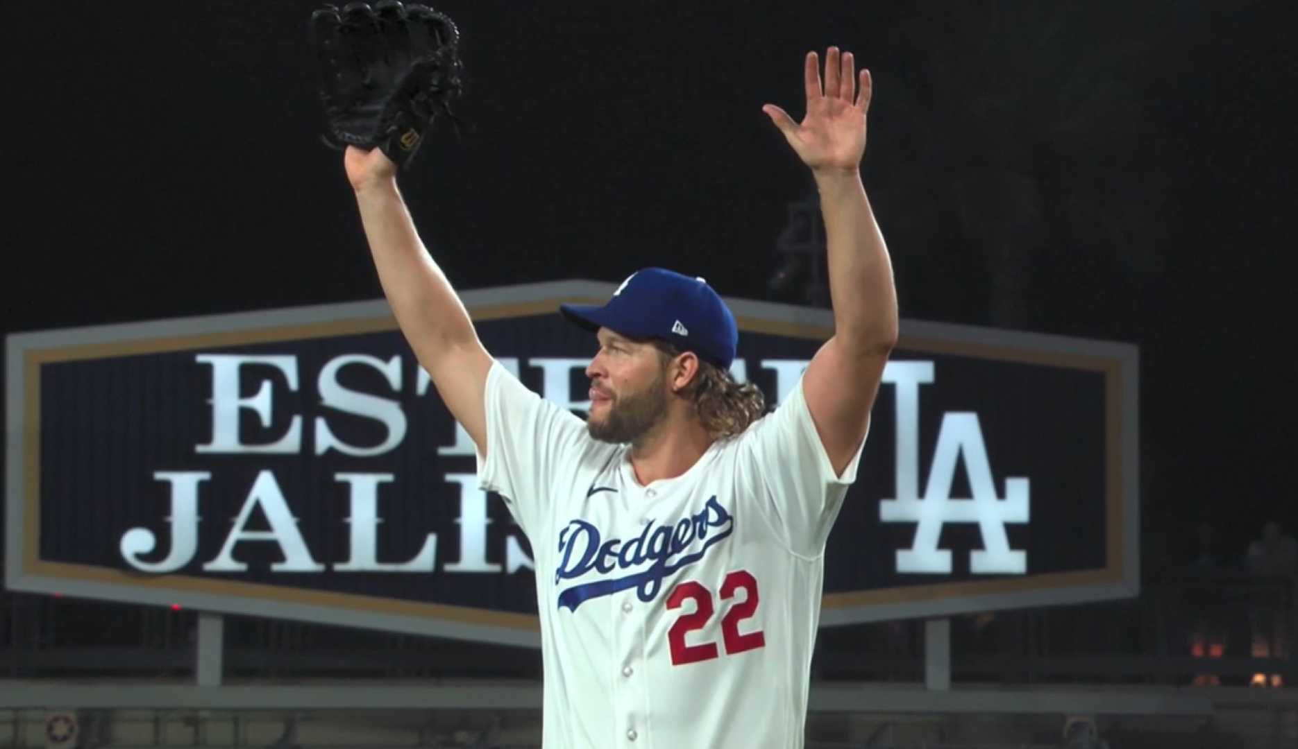 Clayton Kershaw Dodgers Opening Night