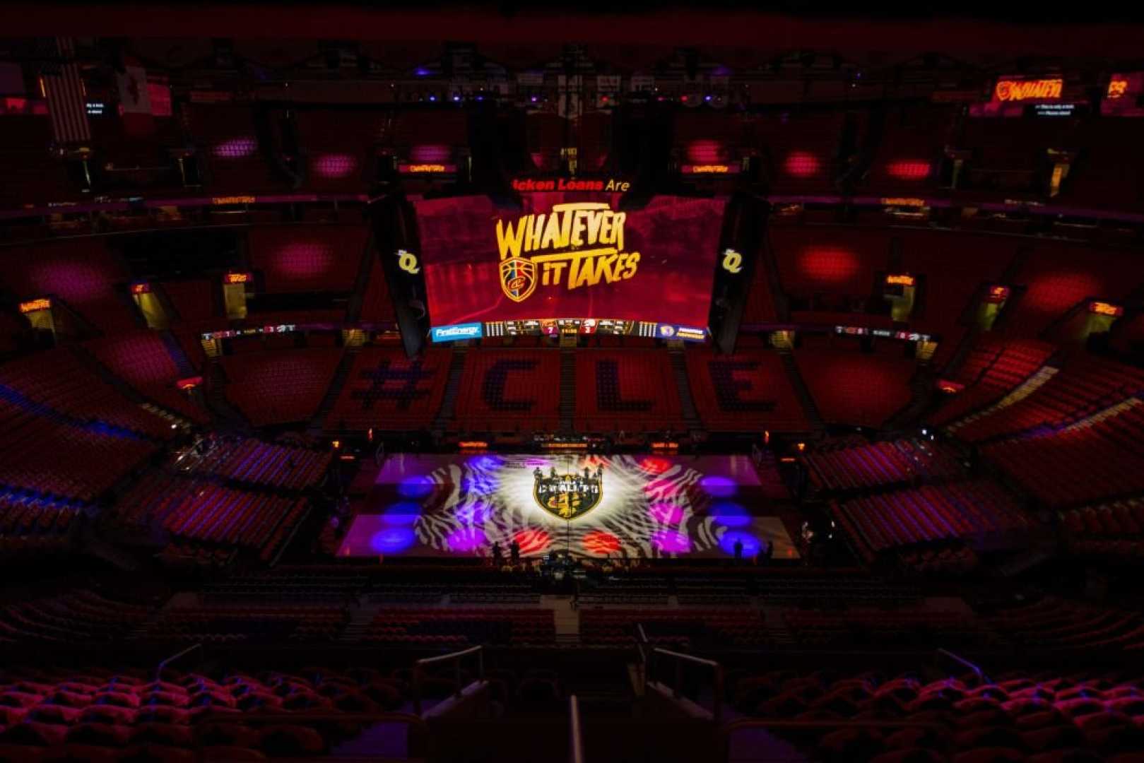 Cleveland Cavaliers Lighting Rig Nba Playoffs
