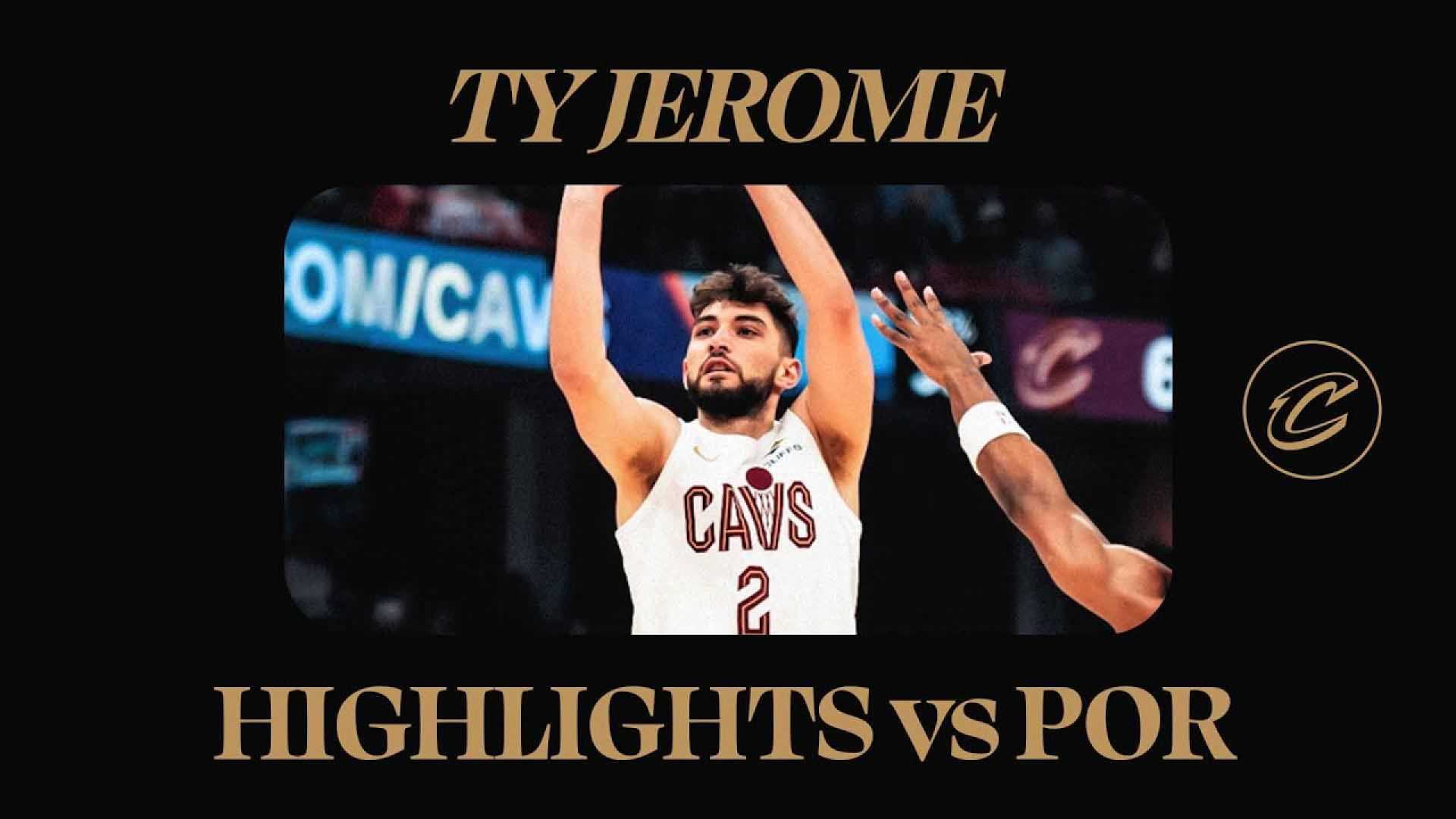 Cleveland Cavaliers Ty Jerome Nba Highlights