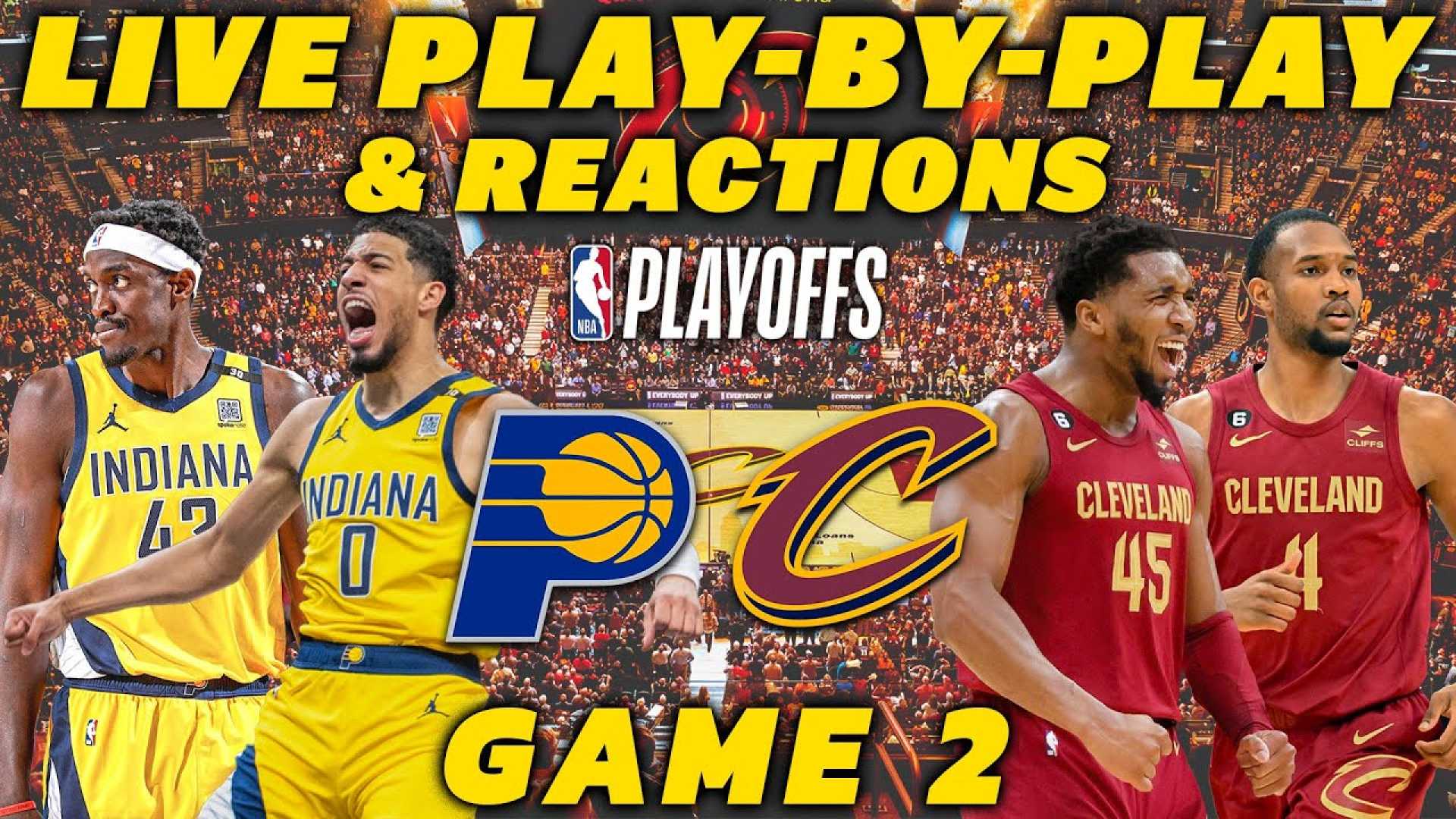 Cleveland Cavaliers Vs Indiana Pacers Nba Playoffs Game 2