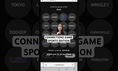 Connections Game Sports Edition Screenshot