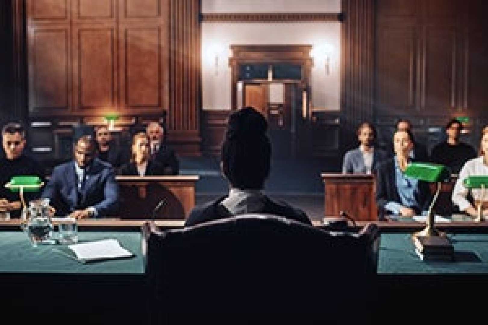 Courtroom Appearance Of Federal Judge